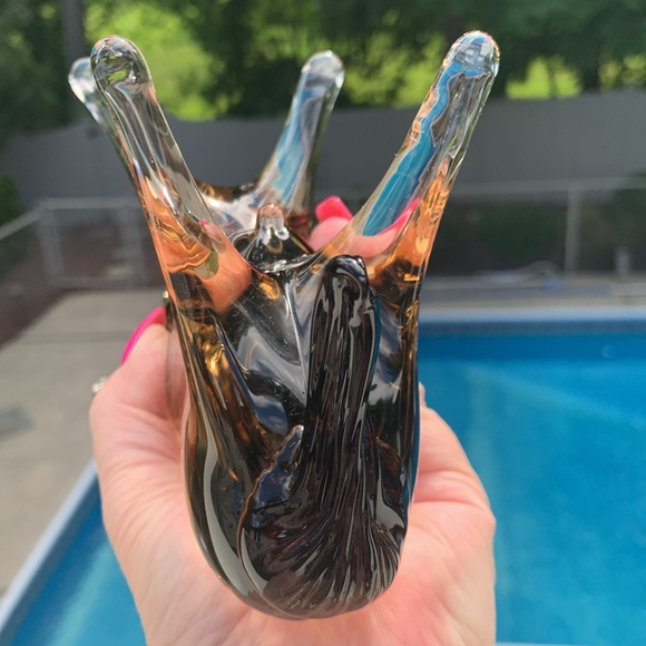 GLASS BULL 🐂 VINTAGE 42 years old heavy weight mint! One flaw I pointed out 🐂 - Picture 13 of 14